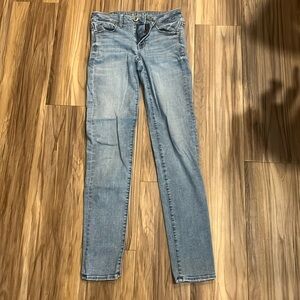 American Eagle Skinny Jeans Size 4 LONG